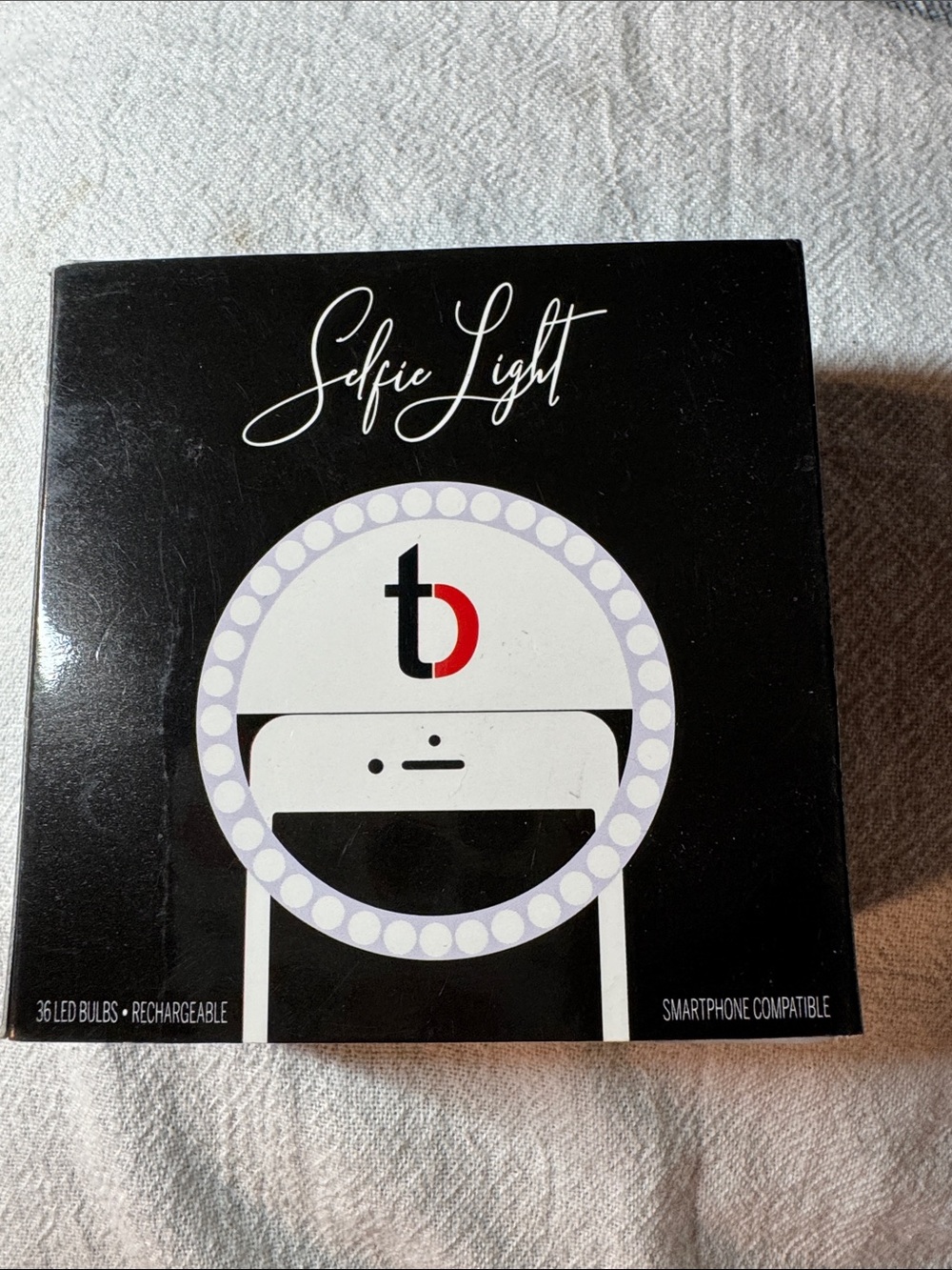 Selfie Light Ring with Phone Mount - Black Box